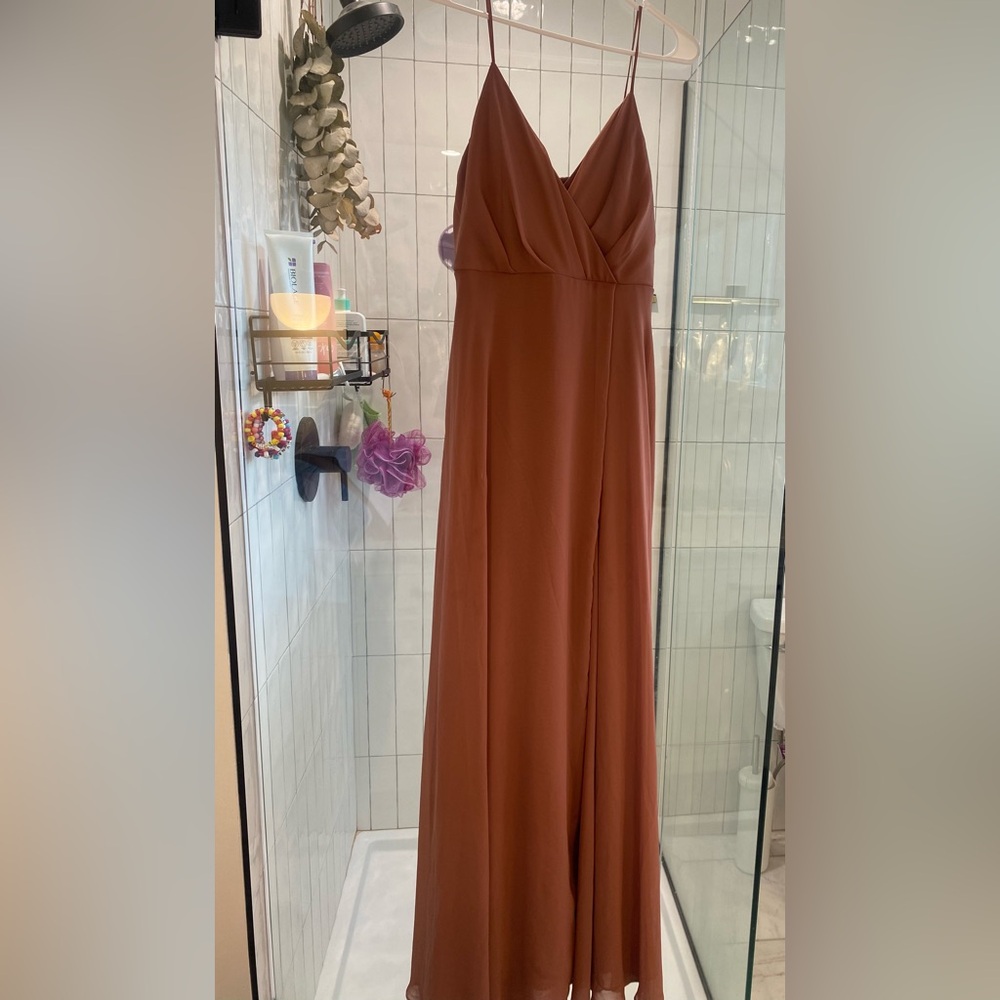 Birdy Grey Kaia Desert Rose Chiffon Dress